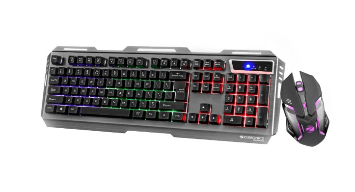 Zebronics Zeb-Transformer Gaming Keyboard and Mouse Combo (USB, Braided Cable)